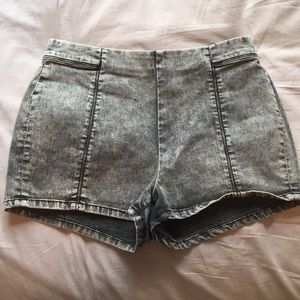 Pacsun high rise jean shorts